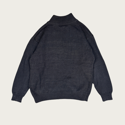 (M) 80s/90s Black Button Cardigan