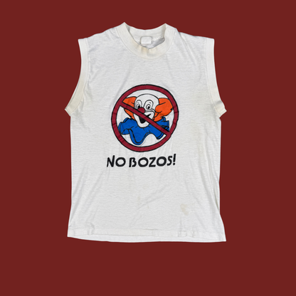 (S/M) 70s/80s No Bozos Muscle Tee