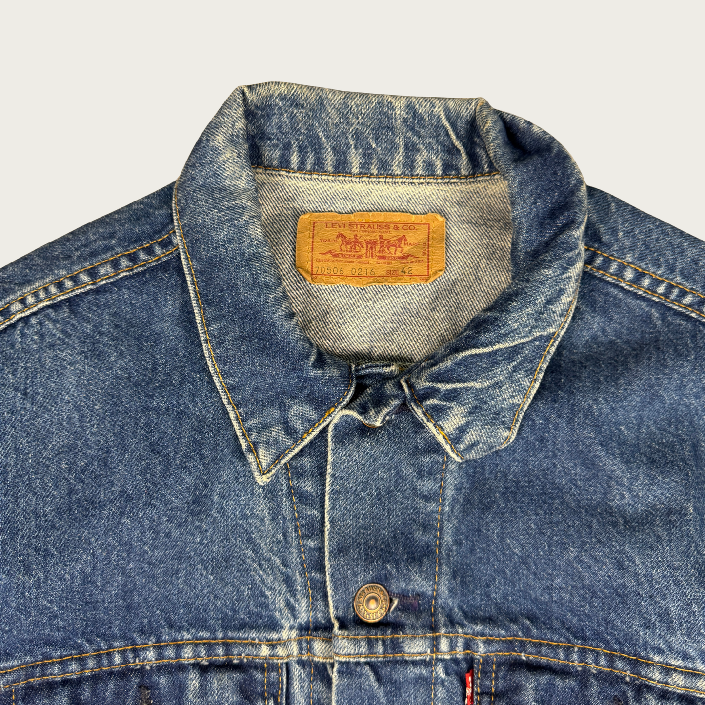 (L) 70s/80s Levi's Denim Trucker Jacket