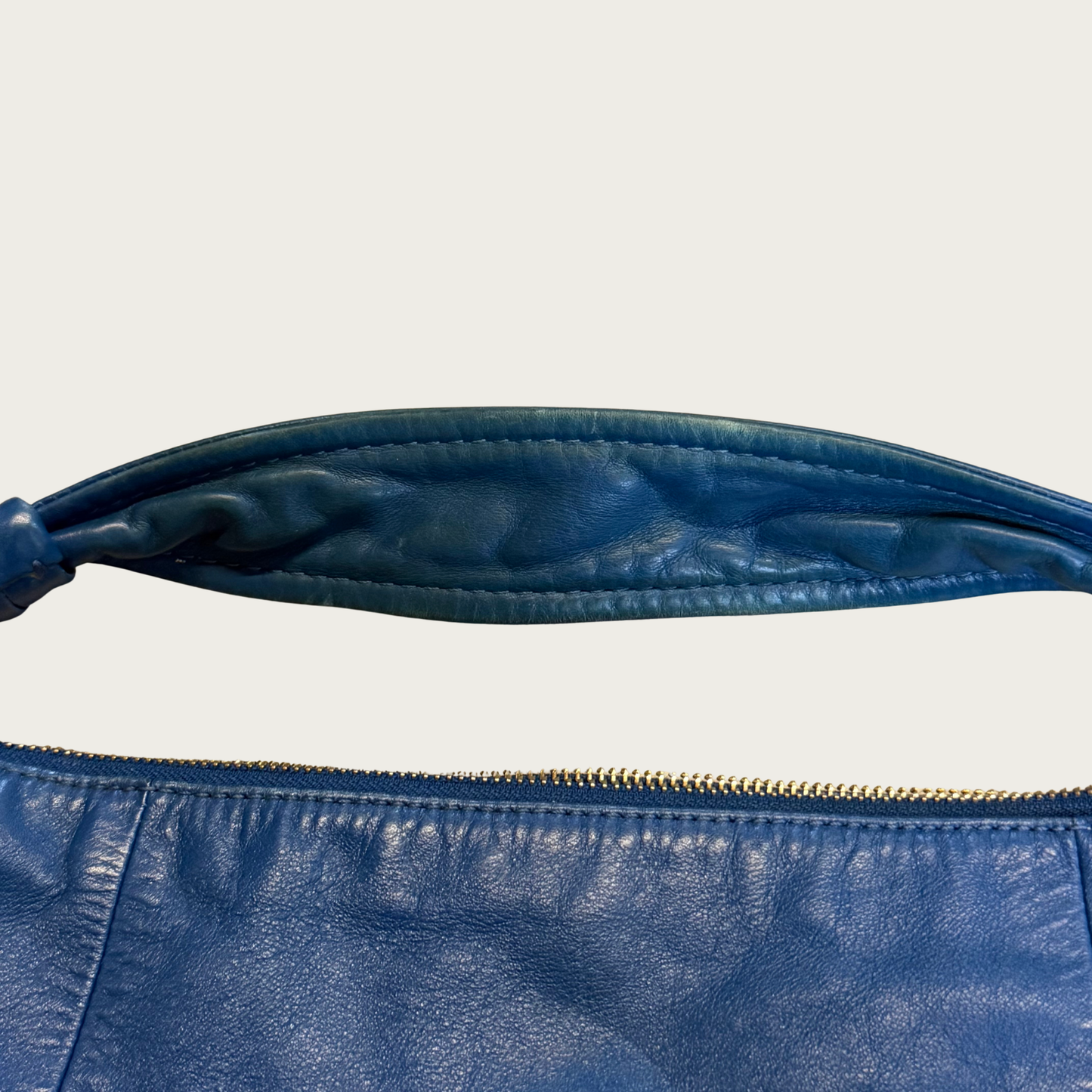 Coach Kristin Blue Leather Hobo Bag