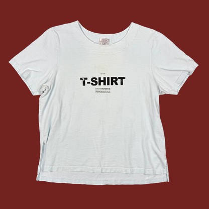 (XL) TCW Light Blue Screen Printed Vintage Tee