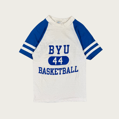 (S) 70s/80s BYU Basketball Jersey Tee