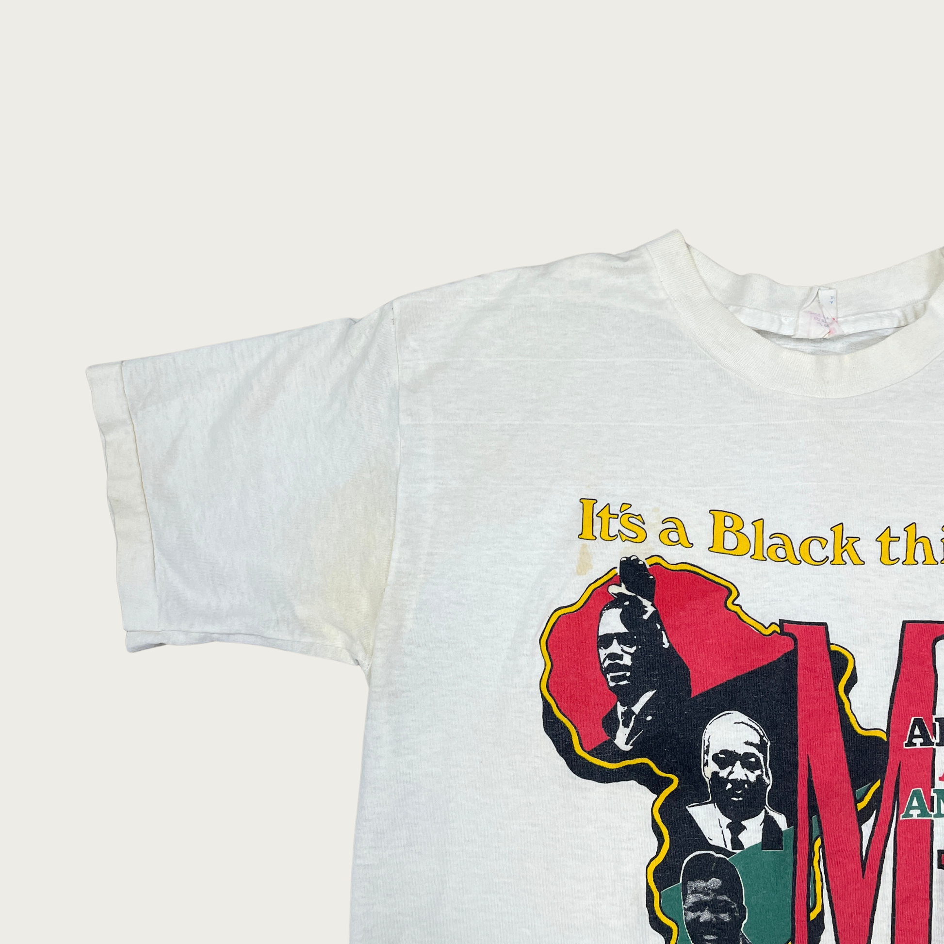L) 90s Malcom Martin Mandela and Me Tee – The Clothing Warehouse L) 90s Malcom Martin Mandela and Me Tee – The Clothing Warehouse