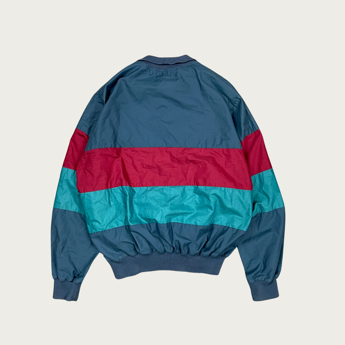 (L) J-Crew Collared Windbreaker Sweatshirt