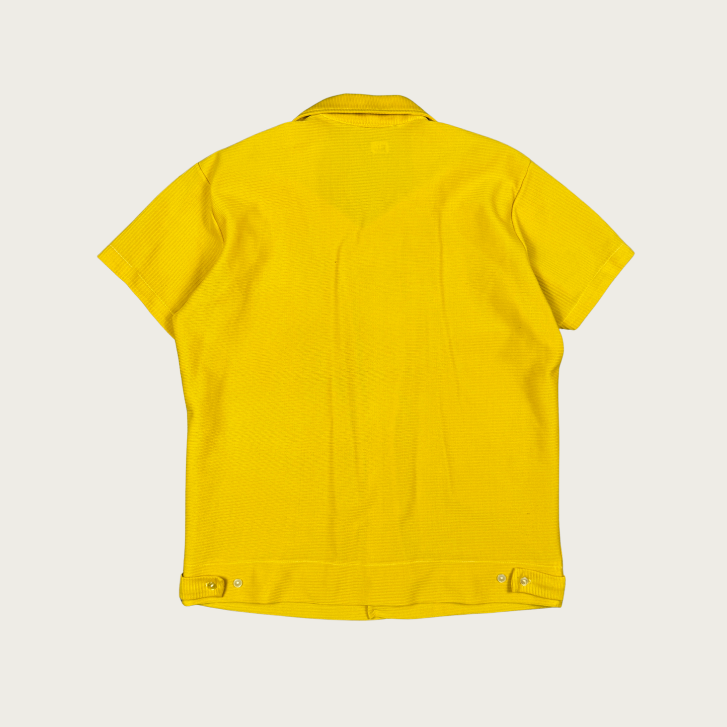 (L) 60s/70s Yellow Knit Shirt