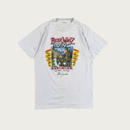 (S) 1986 "Bear Whiz Light" Beer Parody Tee