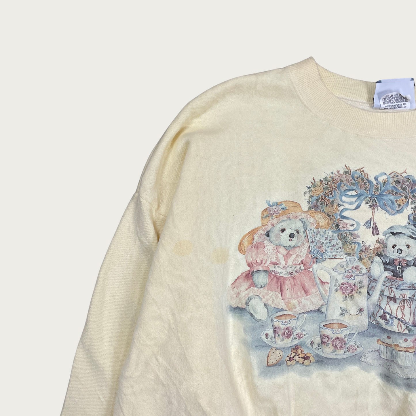 (2XL) Teddy Bear Tea Party Sweatshirt