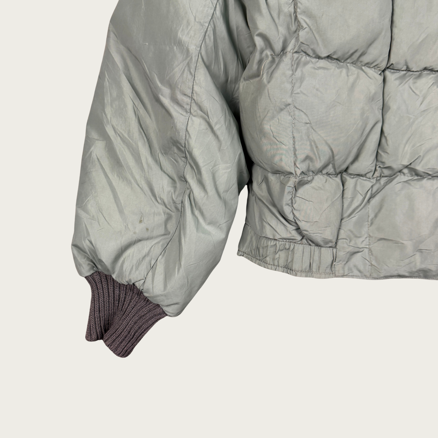 (M) 60s/70s Green Puffer Jacket
