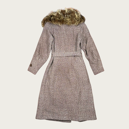 (S/M) 40s/50s Hirshmaur Fur Collar Tweed Coat