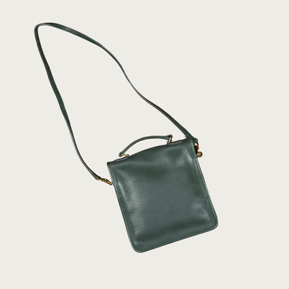 Vintage Coach Green Station Bag