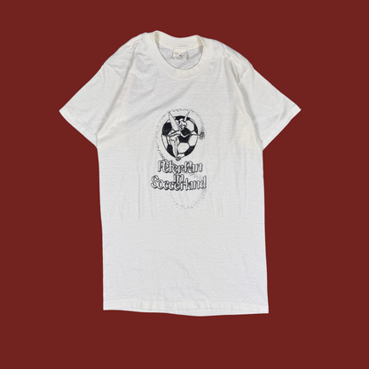 (M) 70s/80s "Peter Pan in Soccerland" Tinkerbell Tee