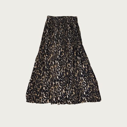 (XS/S) 90s/Y2K Leopard Print Maxi Skirt