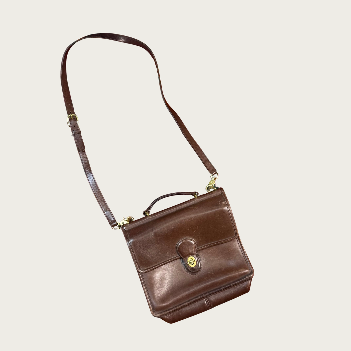 Vintage Coach Brown Willis Bag