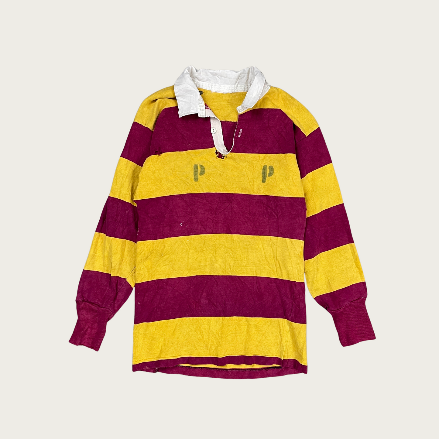 (S) 70s Thrashed Rugby Shirt