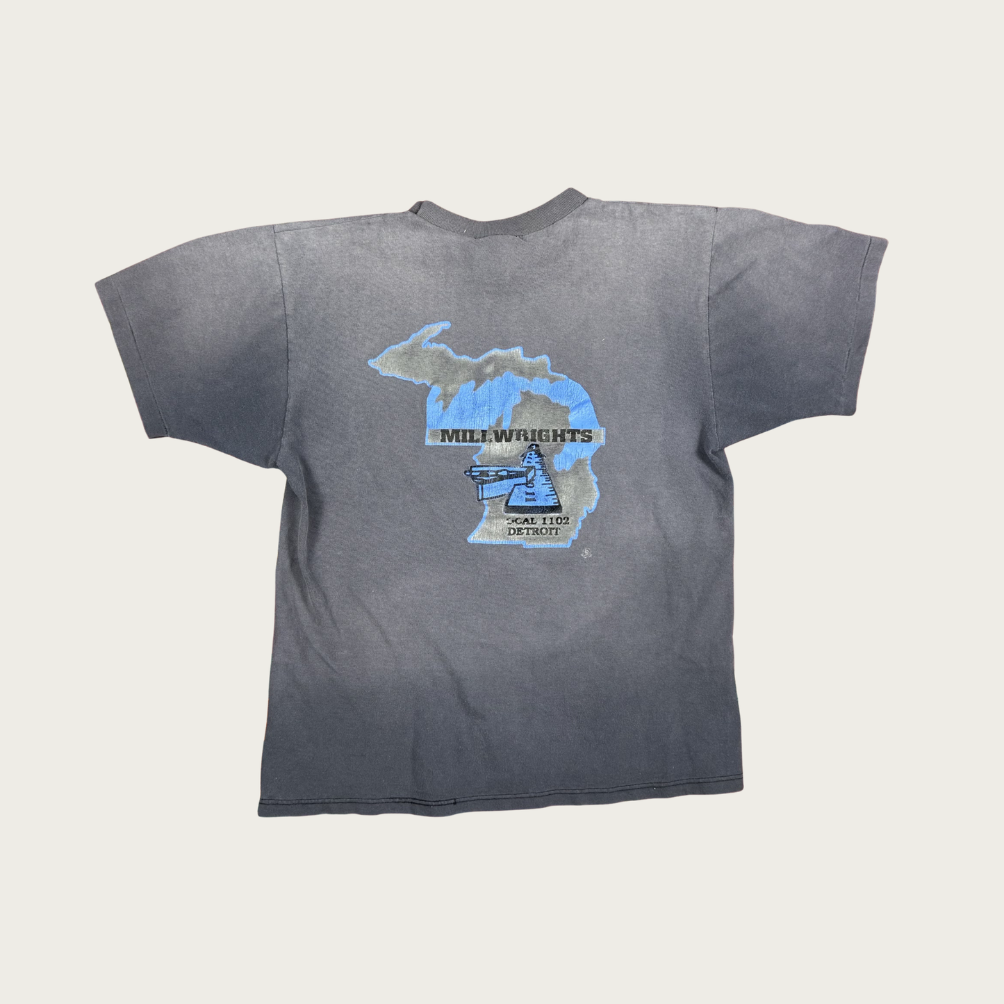 (M) 90s Millwrights Faded Pocket Tee