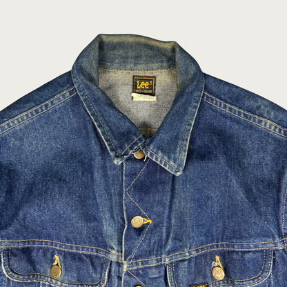 (M/L) 70s Lee Riders Dark Wash Denim Jacket