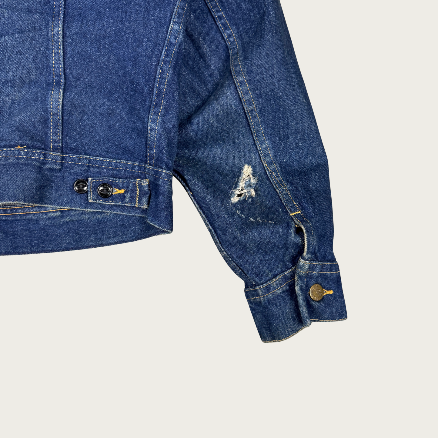 (M/L) 70s Lee Riders Dark Wash Denim Jacket