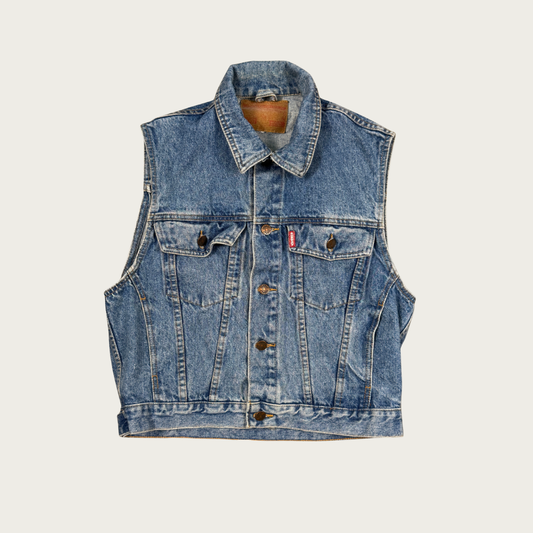 (M/L) Subway Denim Vest