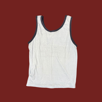 (L) 70s/80s Light Blue Hawaii Tank