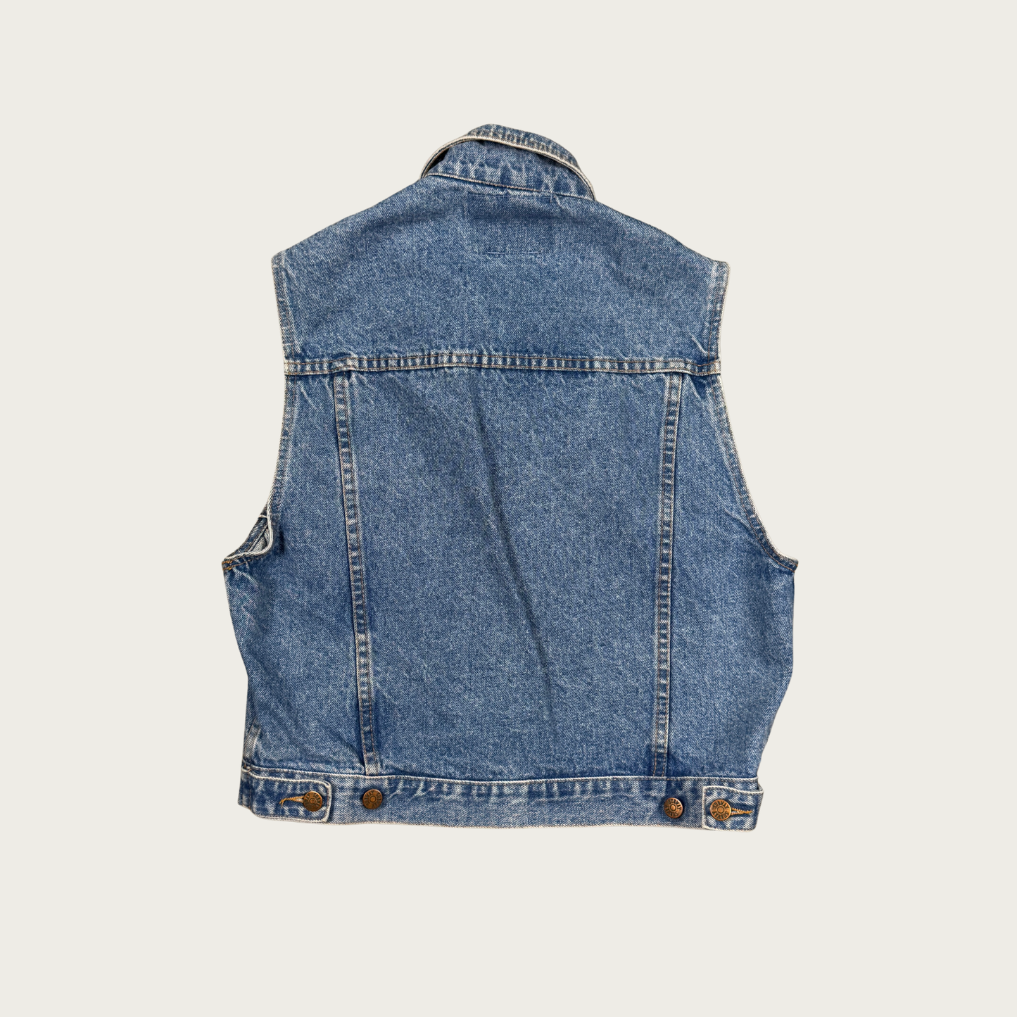 (M/L) Subway Denim Vest