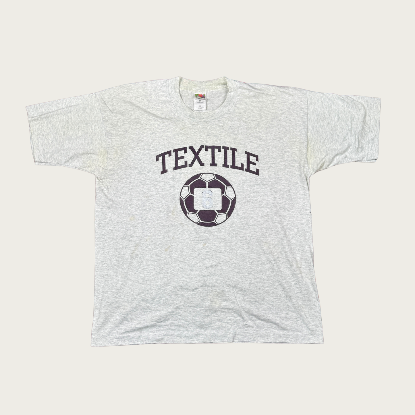 (XL) 80s/90s Textile Soccer Tee