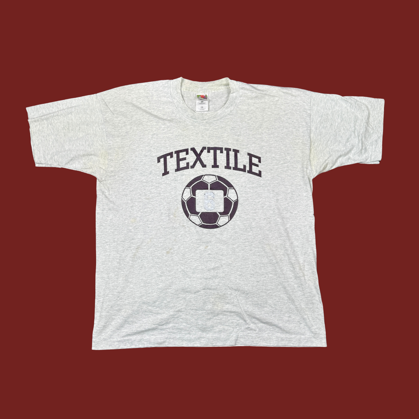 (XL) 80s/90s Textile Soccer Tee