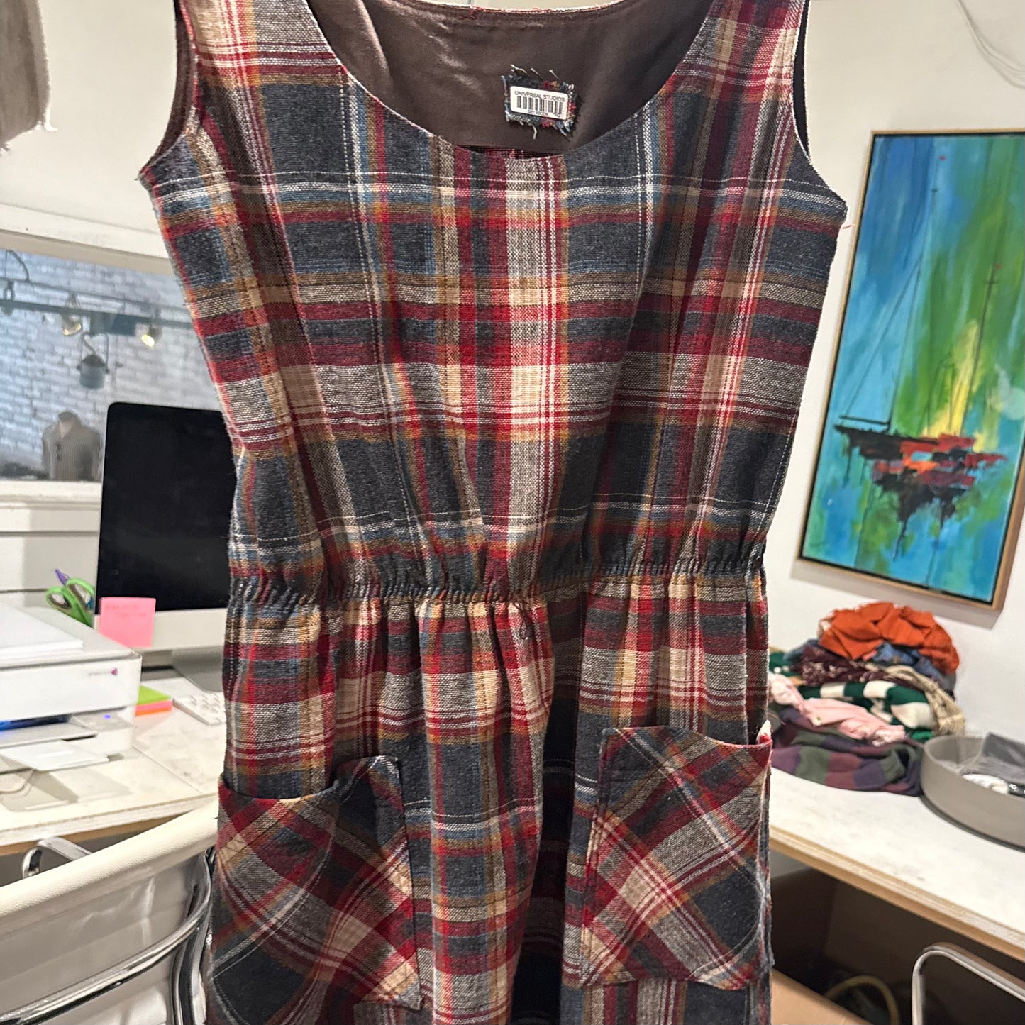 Plaid Mannequin Dress for Alex