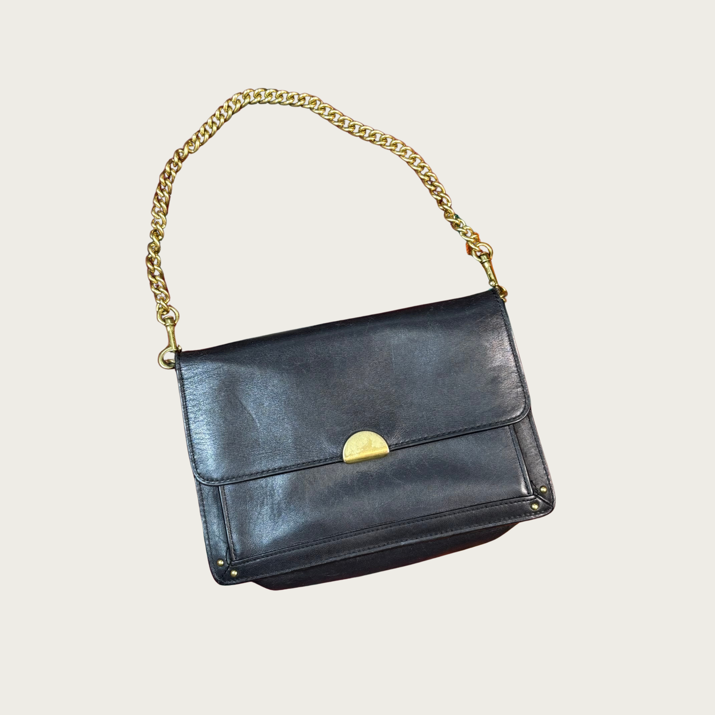 Coach Dreamer Black Leather Convertible Crossbody Bag
