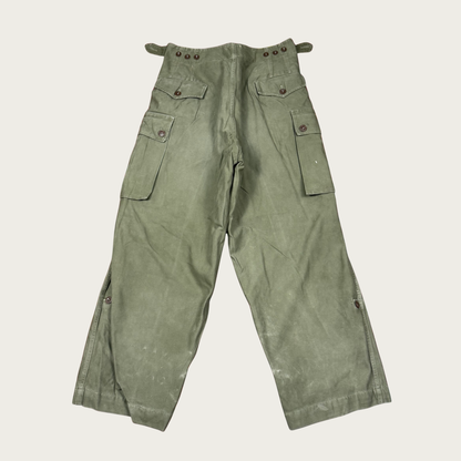 (26"-30") 1950s Dutch Military Field Pants