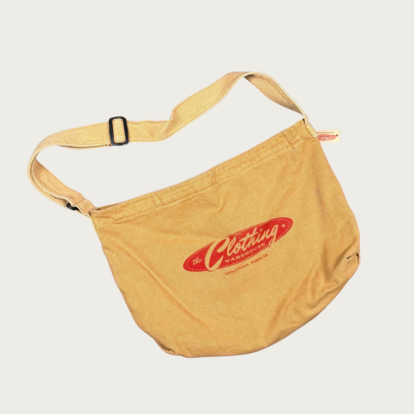 TCW Screen Printed Canvas Messenger Bag