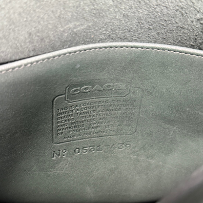 Vintage Coach Green Station Bag