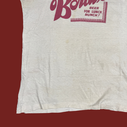 (L) 70s/80s Pete Bordi's Beer For Lunch Bunch Raglan Tee