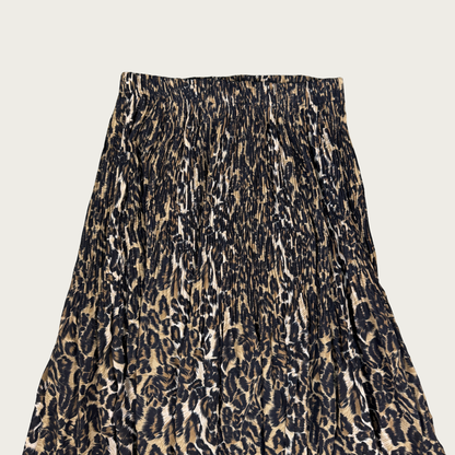 (XS/S) 90s/Y2K Leopard Print Maxi Skirt