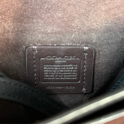 Coach Dreamer Black Leather Convertible Crossbody Bag