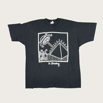 (XL) 80s Keith Haring Pop Shop UFO Tee