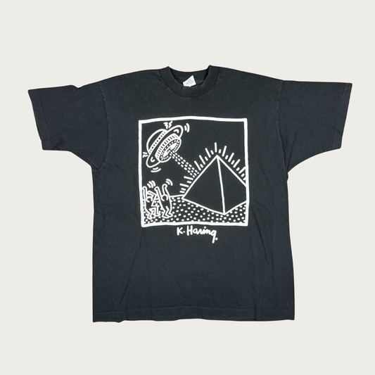 (XL) 80s Keith Haring Pop Shop UFO Tee
