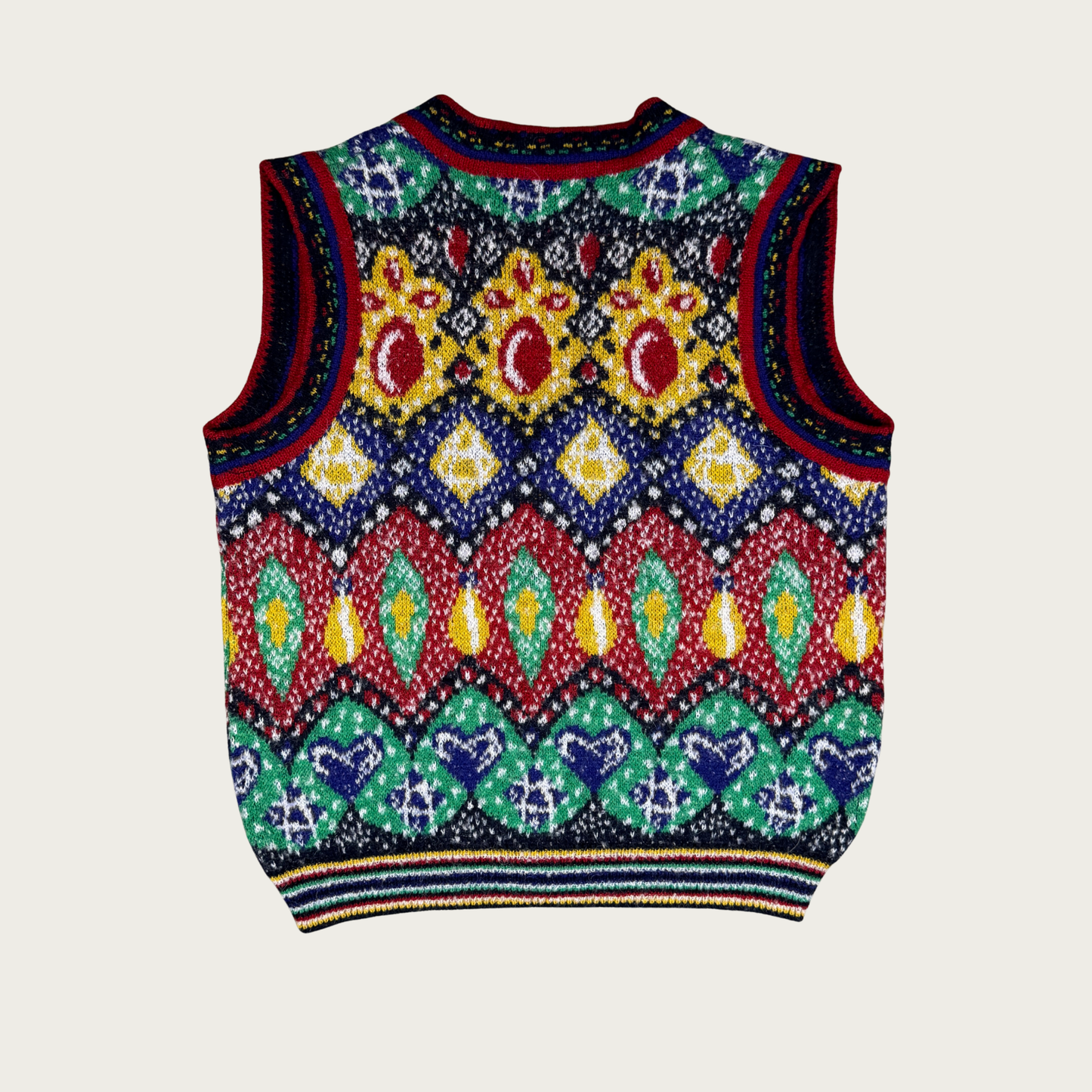 (M) 80s Missoni Graphic Knit Vest
