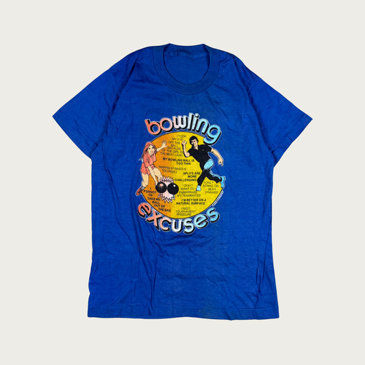 (M) 70s/80s Bowling Excuses Tee