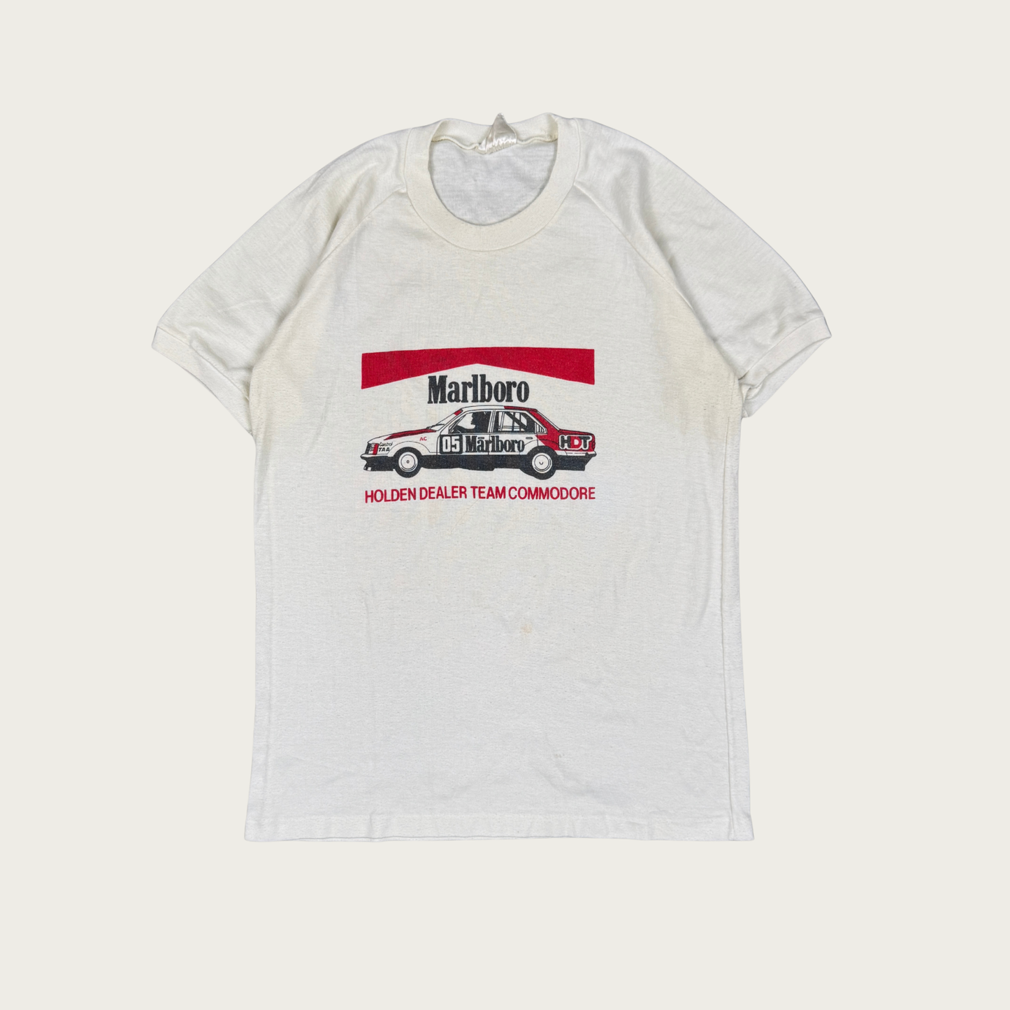 (S) 80s Marlboro Commodore Ringer Tee