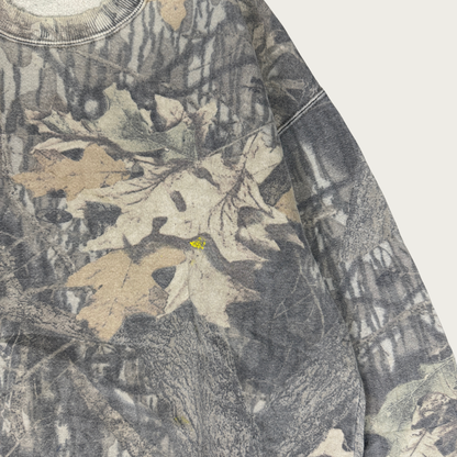 (XL) Faded Camouflage Sweatshirt