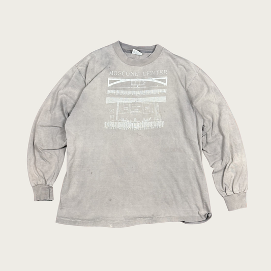 (XL) 90s Moscone Center SF Long Sleeve Tee