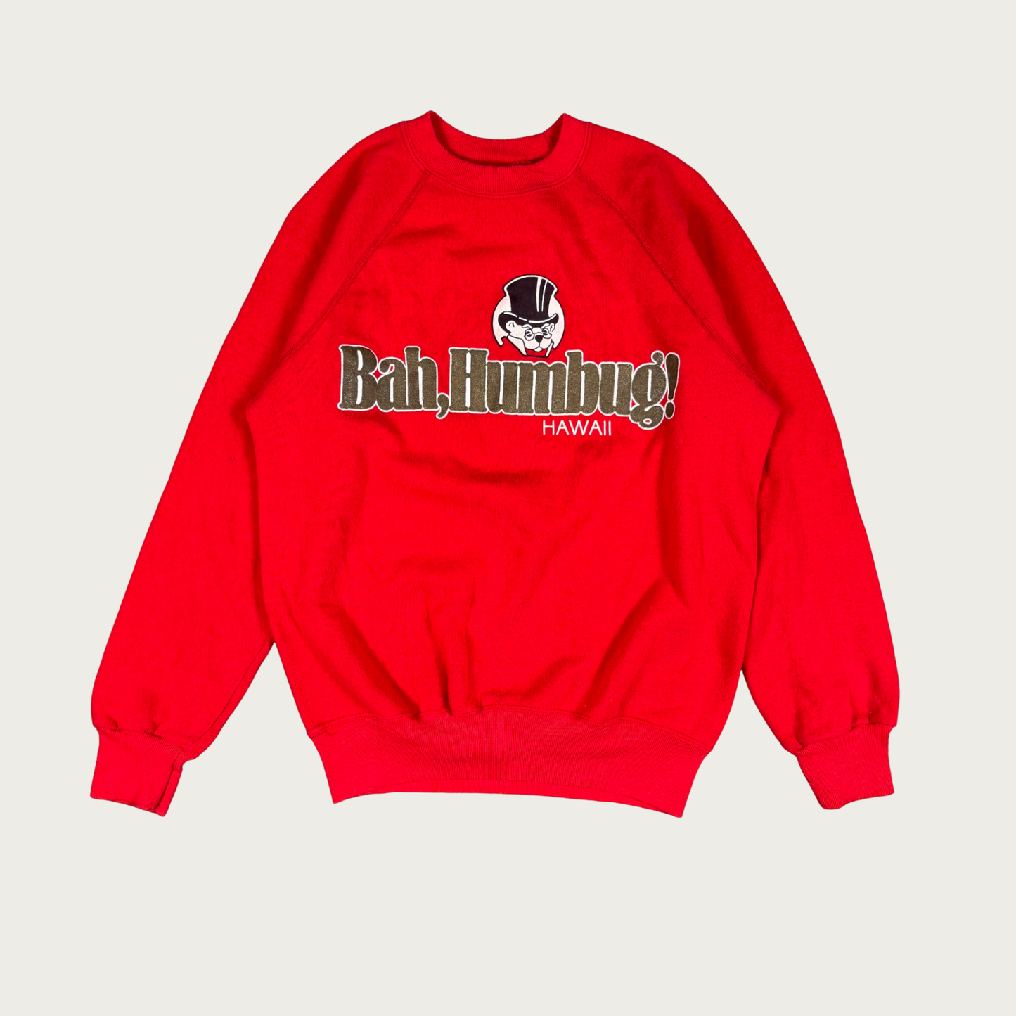 (M) 80s/90s Bah Humbug Hawaii Sweatshirt