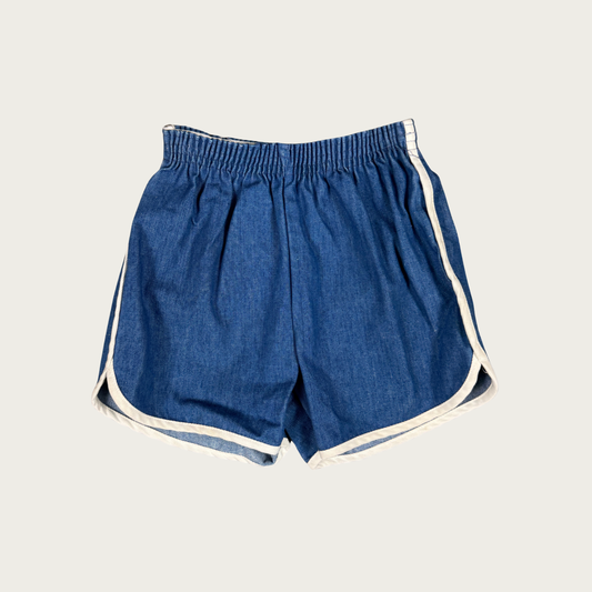 (XS) 70s/80s Denim Athletic Dolphin Shorts