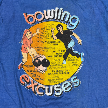 (M) 70s/80s Bowling Excuses Tee