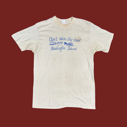(XS) 70s/80s Washington Island Tee