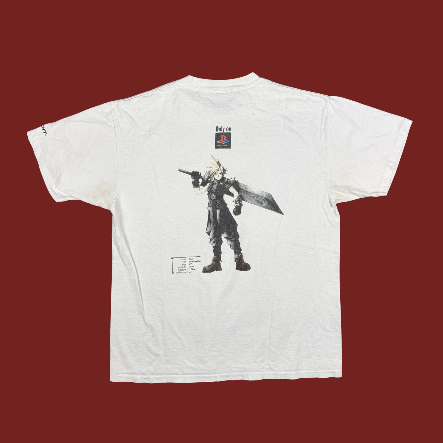 (XL) 90s Final Fantasy VII Promo Tee