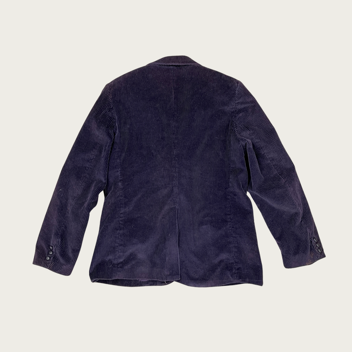 (L) Deep Plum Corduroy Blazer