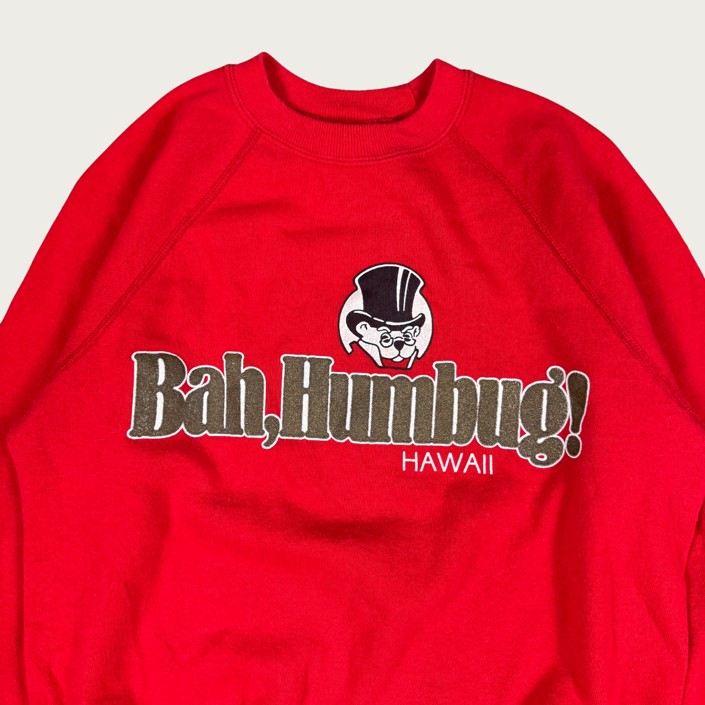 (M) 80s/90s Bah Humbug Hawaii Sweatshirt