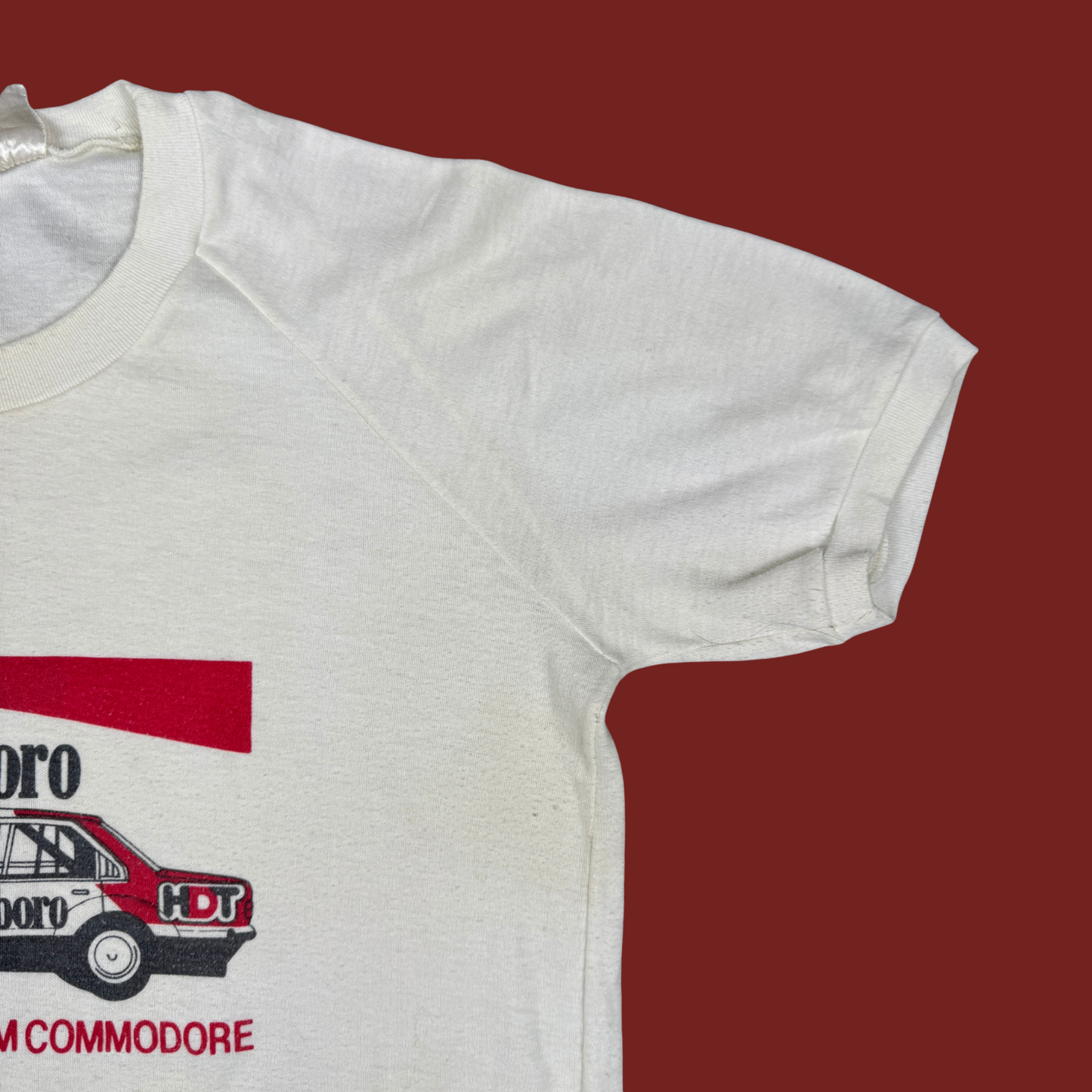 (S) 80s Marlboro Commodore Ringer Tee
