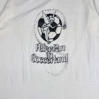 (M) 70s/80s "Peter Pan in Soccerland" Tinkerbell Tee